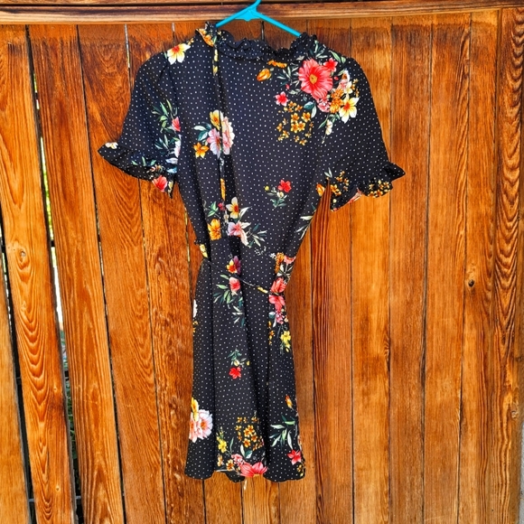 Lost +Wander Floral Wrap Dress - Picture 2 of 2